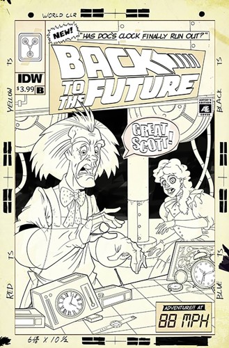 BACK TO THE FUTURE TIME TRAIN #1 25 COPY INCV