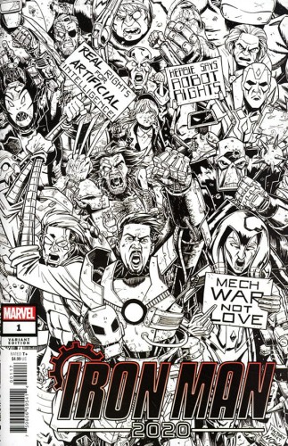 IRON MAN 2020 #1 (OF 6) ROCHE PARTY SKETCH VAR