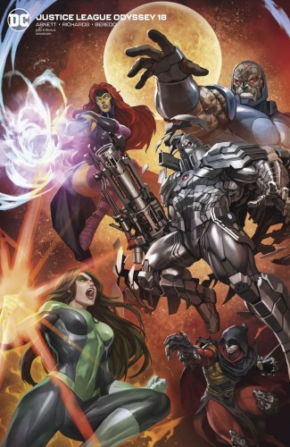 JUSTICE LEAGUE ODYSSEY #18 SKAN VAR ED