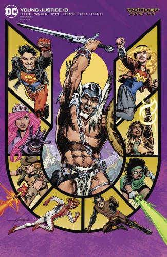 YOUNG JUSTICE #13 MIKE GRELL VAR ED