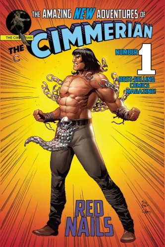 CIMMERIAN RED NAILS  #1 CVR E CASAS SUPERMAN PARODY CVR