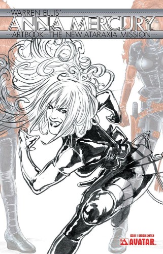 ANNA MERCURY ARTBOOK DESIGN SKETCH VAR