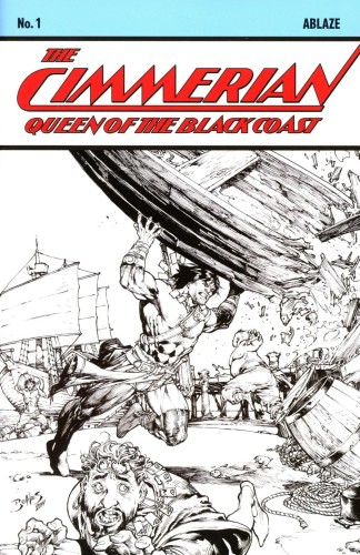 CIMMERIAN QUEEN BLACK COAST #1 BENES INCV CVR