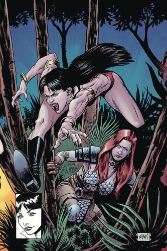VAMPIRELLA RED SONJA #10 MOONEY LTD VIRGIN HOMAGE CVR