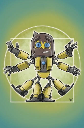 TALE OF THE ROBOT DANCE GAVIN DANCE GN (9781940878393)
