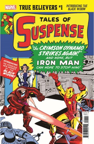 TRUE BELIEVERS INTRODUCING BLACK WIDOW #1