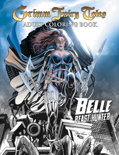 GRIMM FAIRY TALES ADULT COLORING BOOK BELLE (9781942275831)