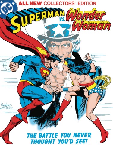 SUPERMAN VS WONDER WOMAN TABLOID ED HC (9781779507204)