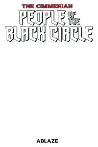 CIMMERIAN PEOPLE OF BLACK CIRCLE #1 BLANK COVER