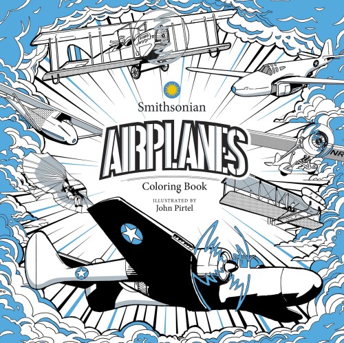 AIRPLANE SMITHSONIAN COLORING BOOK (9781684058204)