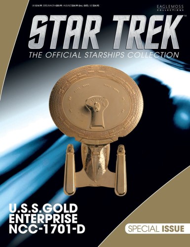 STAR TREK STARSHIPS SPECIAL #23 GOLD USS ENTERPRISE