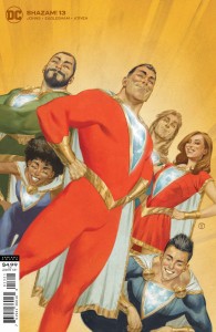 SHAZAM #13 CARD STOCK JULIAN TOTINO TEDESCO VAR ED