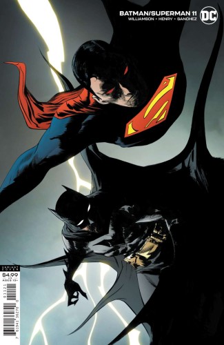 BATMAN SUPERMAN #11 CARD STOCK JAE LEE VAR ED