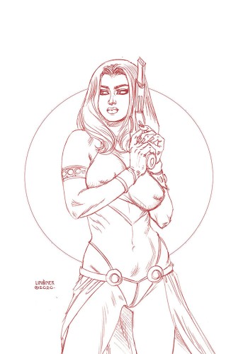 DEJAH THORIS (2019) #10 LINSNER RARE LTD MARTIAN RED CVR