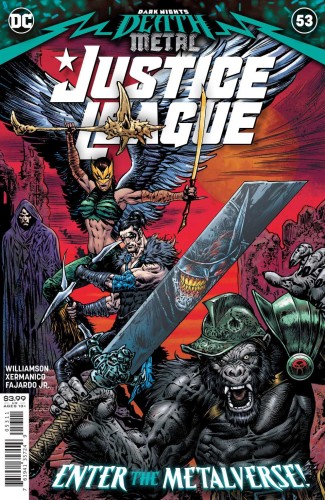 JUSTICE LEAGUE #53 CVR A LIAM SHARP (DARK NIGHTS DEATH METAL)