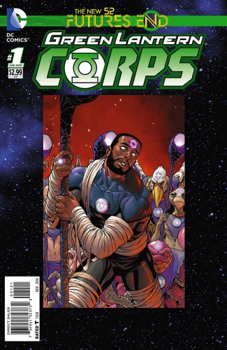 GREEN LANTERN CORPS FUTURES END #1 STANDARD 2D COVER