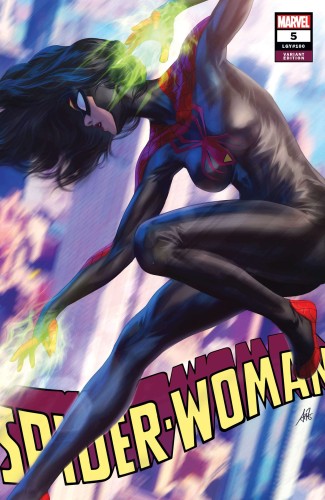 SPIDER-WOMAN #5 ARTGERM BLACK COSTUME VAR