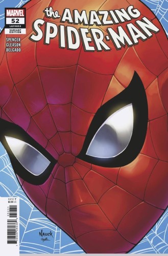 AMAZING SPIDER-MAN #52 NAUCK HEADSHOT VAR LAST