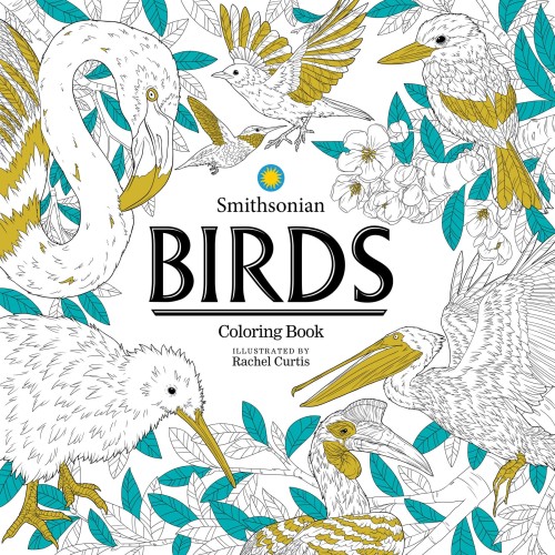 BIRDS SMITHSONIAN COLORING BOOK (9781684058235)