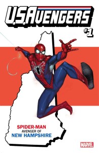 US AVENGERS #1 REIS NEW HAMPSHIRE STATE VAR NOW