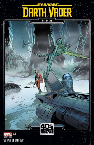 STAR WARS DARTH VADER #4 SPROUSE EMPIRE STRIKES BACK VAR