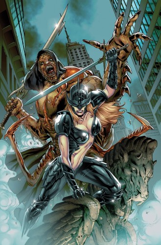GRIMM SPOTLIGHT BLACK KNIGHT VS LORD OF FLIES CVR A VITORINO
