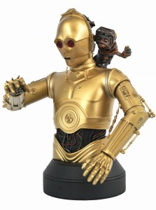 STAR WARS THE RISE OF SKYWALKER C3PO & BABU FR1K 1/6 BUST