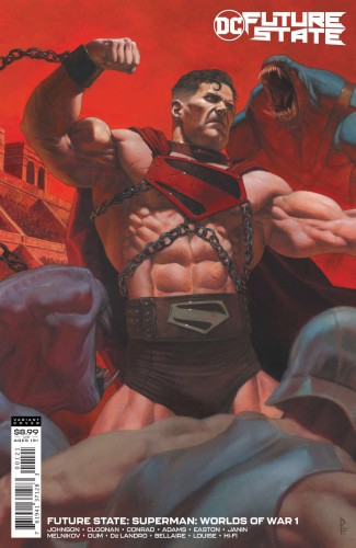 FUTURE STATE SUPERMAN WORLDS OF WAR #1 (OF 2) CVR B RICCARDO FEDERICI CARD STOCK VAR