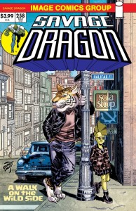 SAVAGE DRAGON #258 CVR B RETRO 70S TRADE DRESS