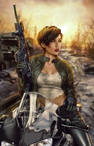 COURIER LIBERTY & DEATH #3 (OF 3) CVR B NELLY JIMENEZ