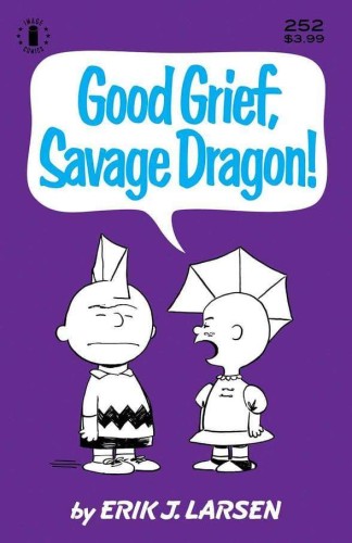 SAVAGE DRAGON #252 3RD PTG CHARLIE BROWN PARODY CVR