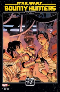STAR WARS BOUNTY HUNTERS #9 SPROUSE EMPIRE STRIKES BACK VAR