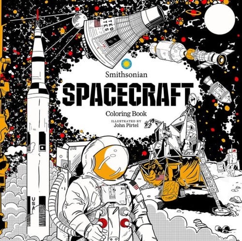 SPACECRAFT SMITHSONIAN COLORING BOOK (9781684058280)