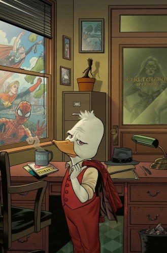 HOWARD THE DUCK BY QUINONES POSTER