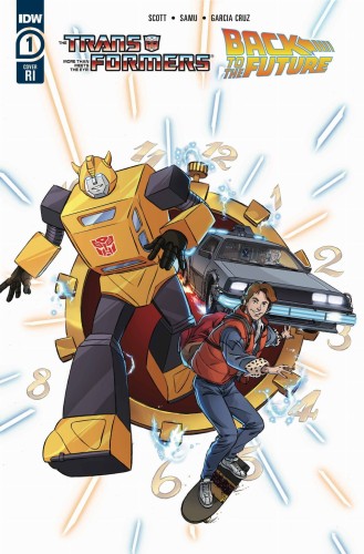 TRANSFORMERS BACK TO FUTURE #1 (OF 4) 10 COPY INCV SCHOENING