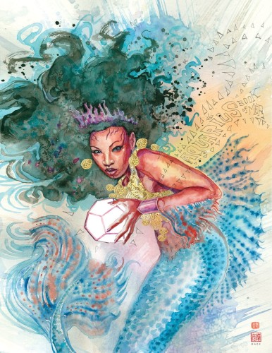 AQUARIUS BOOK OF MER #1 CVR B MACK