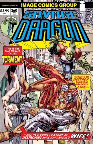 SAVAGE DRAGON #260 CVR B RETRO 70S TRADE DRESS