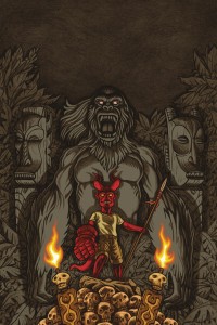 YOUNG HELLBOY THE HIDDEN LAND #4 (OF 4) CVR B CARPENTER