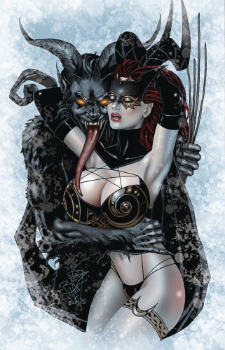 TAROT WITCH OF THE BLACK ROSE KRAMPUS KHRONICLES TP DLX ED (8048792741000)