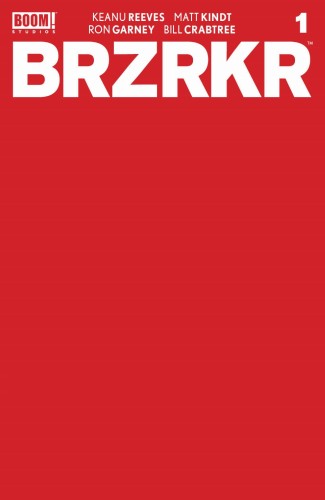 BRZRKR (BERZERKER) #1 CVR F 10 COPY INCV RED BLANK SKETCH CVR