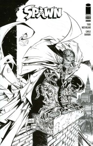 SPAWN #315 CVR E CAPULLO & MCFARLANE B&W