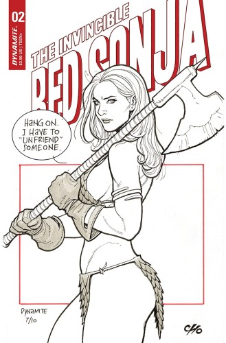 INVINCIBLE RED SONJA #2 CVR D CHO