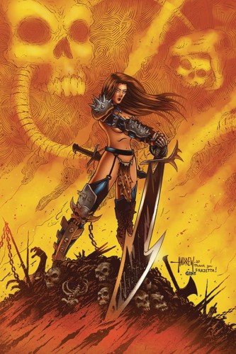 CAVEWOMAN METAL AGE #2 (OF 2) CVR A MANGUM