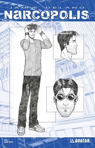 NARCOPOLIS #2 DESIGN SKETCH VAR
