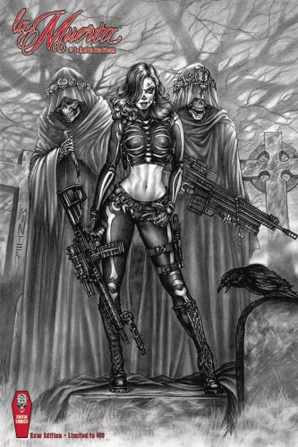 LA MUERTA RETAILIATION ONE SHOT MONTE MOORE RAW CVR ED