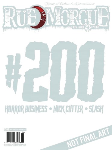 RUE MORGUE MAGAZINE #200 JUNE 2021