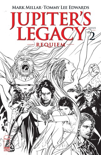 JUPITERS LEGACY REQUIEM #2 (OF 12) CVR C SOOK B&W