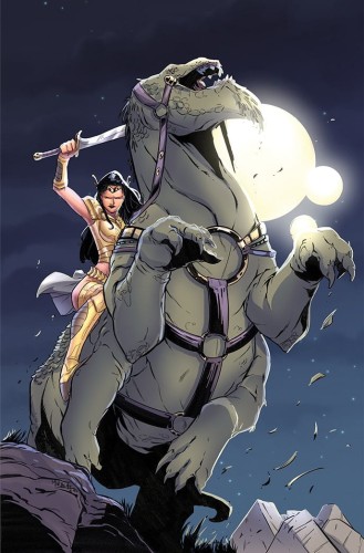DEJAH THORIS VS JOHN CARTER OF MARS #1 CVR N MIRACOLO LTD VIRGIN