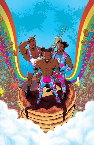 WWE NEW DAY POWER OF POSITIVITY #1 (OF 2) CVR A BAYLISS
