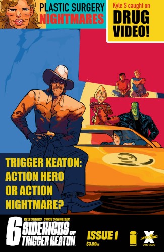 SIX SIDEKICKS OF TRIGGER KEATON #1 CVR B HENDERSON